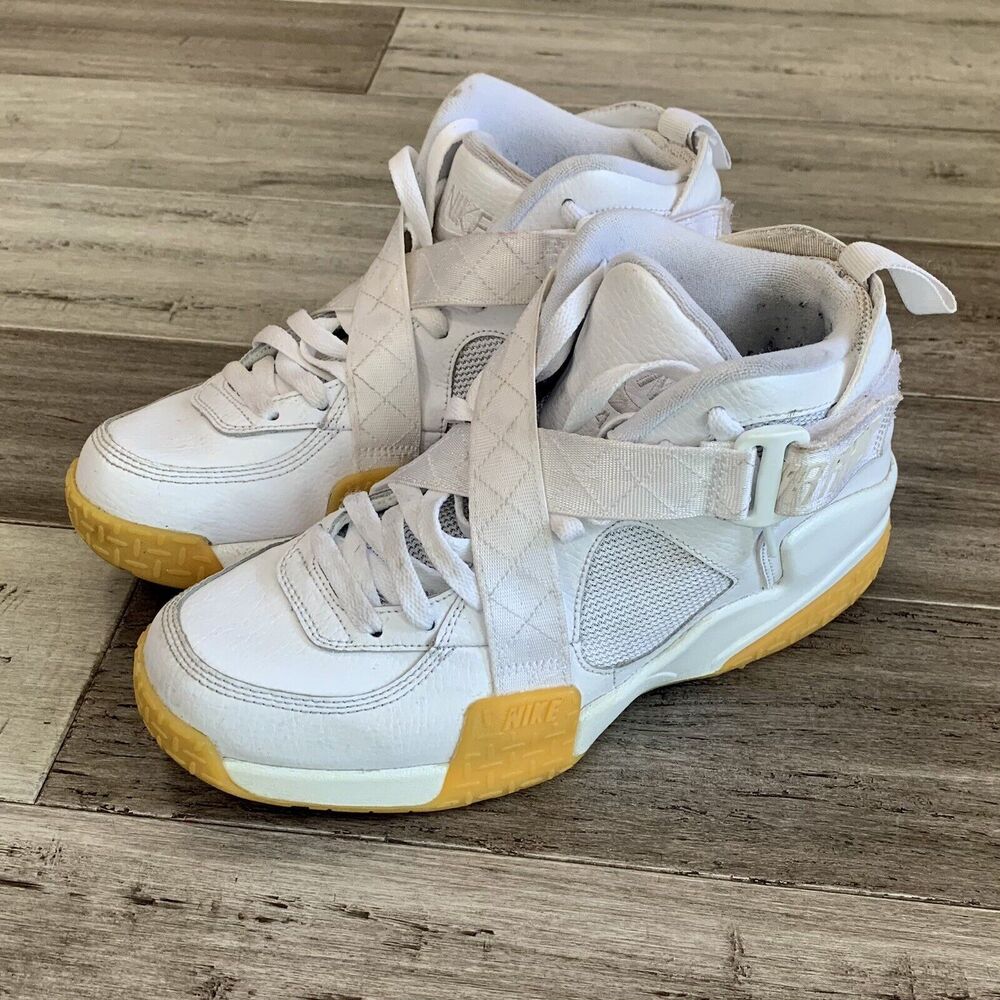 Nike Air Raid White Gum 80s 90s Street Basketball Shoes DJ5974-100 Men's 8